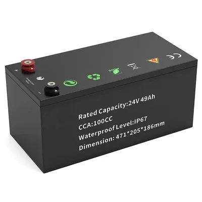 Sodium-ion cell battery>YX 24V49AH